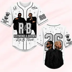 [X-26] The R&B Music Art 2026 Raymond&Brown Music Art 2026 | Over Sublimation Print Breathable Mesh Construction Streetwear-Fit