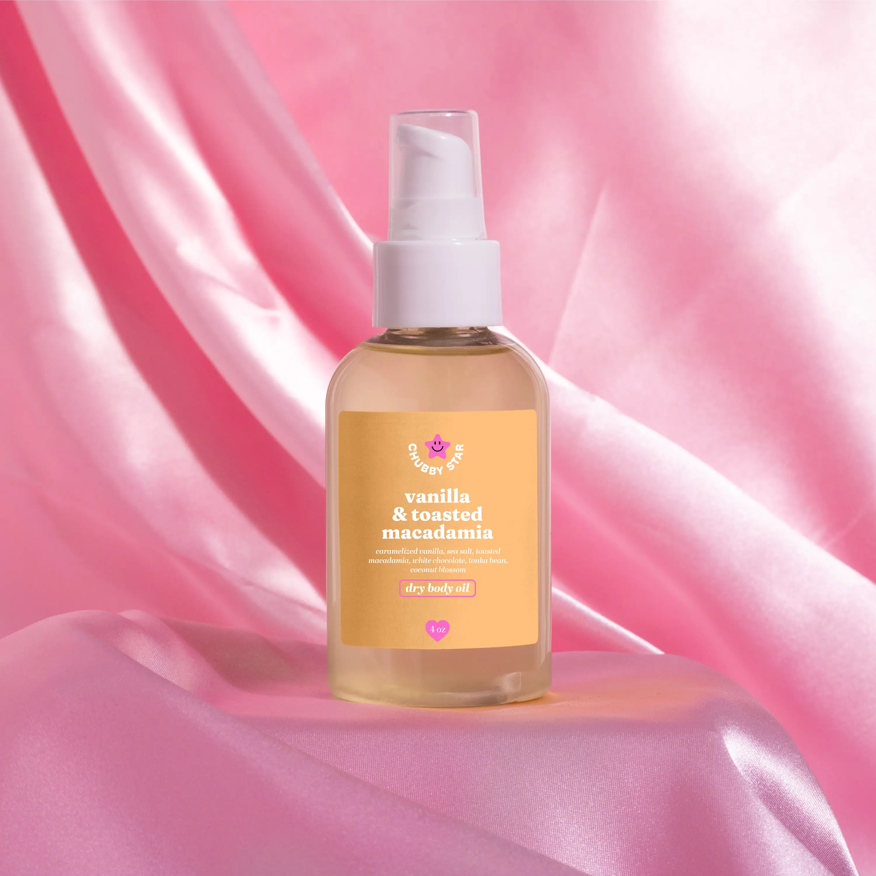 Vanilla & Toasted Macadamia Body Oil - 4 oz Moisturizing Dry Body Oil with Long Lasting Scent - Vanilla,