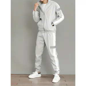 [Caramel Selection] Men's Casual Sports Suit, Fashionable Two-Piece Set for Spring and Autumn