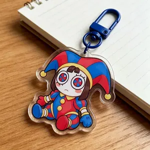 The Amazing Digital Circus Acrylic Keychain, Chibi Pomni keychain, Jax Bag Charms