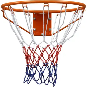 Basketball Folding Hoop Indoor/Outdoor Hanging Basketball Net All-Weather Net Wall Hanging 18"