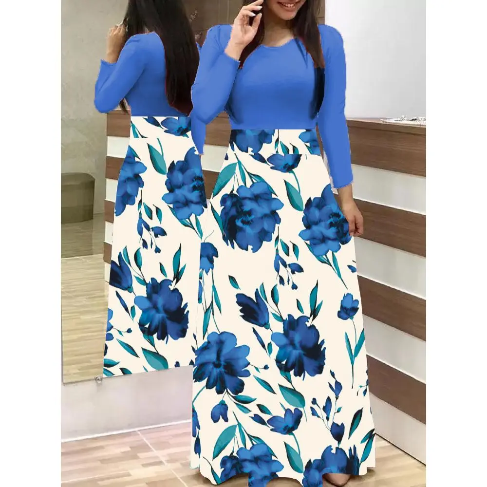 Full blue long sleeved 8899A