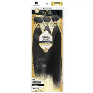 Sensationnel Empire Bundles 13A 100% Pure Virgin Human Hair Weaves - STRAIGHT - Multi