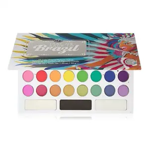BH Cosmetics, 35 Color Eyeshadow Palette, Take Me Back To Brazil, Pressed Pigment