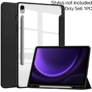 Transparent acrylic hard protective case for Samsung Galaxy Tablet TabS9/S9FE/S9+/S9FE+/S9Ultra/S10FE/S10Lite/S10+/S10 FE+/S10 Ultra/S11/A9/A9+/A11/A11+, durable and shockproof design, perfectly compatible with multiple models, Cover Protection Casing