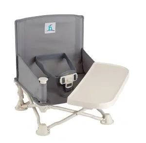 OmniBoost Folding Booster Chair - Gray