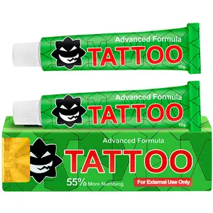 TKTX Tattoo External Cream, Relief Cream for Tattoos, Waxing, Microneedling,Tattoo creamPainless Tattoo Cream.(10g*2 Tubes)