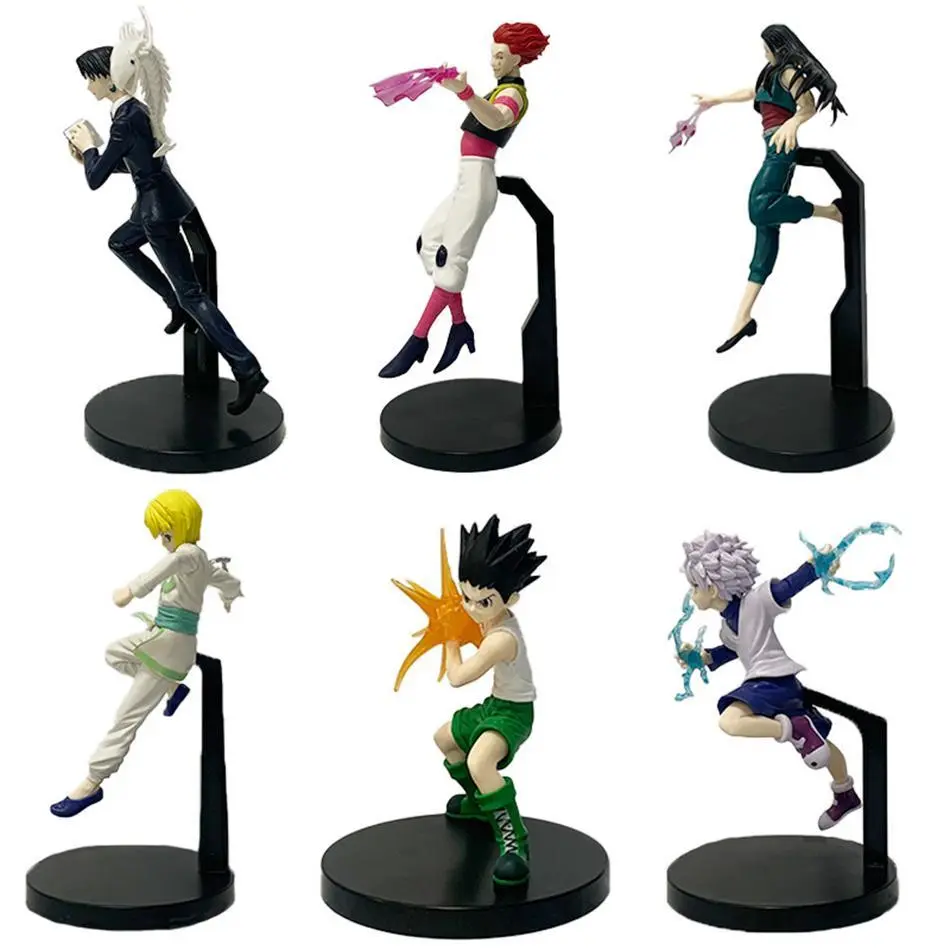 15-23cm Hunter x Hunter Chrollo Lucilfer Anime Figure Hisoka Action Figure Killua Zoldyck Kurapika Figurine Collectible Model T 15-23cm Hunter x Hunter Chrollo Lucilfer Anime Figure Hisoka Action Figure Killua Zoldyck Kurapika Figurine Collectible Model T