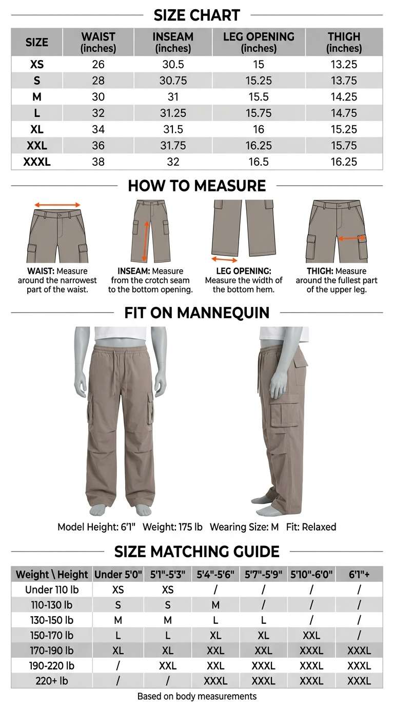 mnml Rave Double Cargo Pants