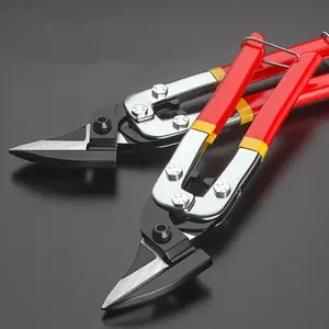 Industrial Grade Iron Shears Tool, Multipurpose Tin Snips, Heavy Duty Scissor, Precision and Safety Tin Snips, Shears for Cutting Metal-sheets and Tinfoil, Men Gadgets, Hardware, Hand Tools, Cut Resistant, Cutting Supplies