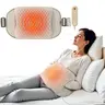 COMFIER Polyester Heated Lower Back Massager Belt Wrap - 61" Extra-Large, Adjustable Heating Temperature, Hand Warmer Pocket, Timer Set, Self Care Gadgets for Mom (Dorm Essential, Period Cramps Relief) techvibes