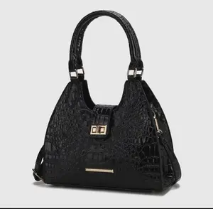 Ava Gradient Croc Tote Bag