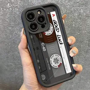 Vintage cassette tape Phone Case for iPhone17Pro Max/11/12/13/14/15/16 for Samsung Galaxy S26 Ultra/S25/S24/S23/S22 Precise craftsmanship, tight fit, comprehensive protection