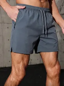 Men's Fashion Sport Quick-Dry Casual Shorts, Adjustable Drawstring Waist, Lightweight Breathable Fabric, Perfect for Daily