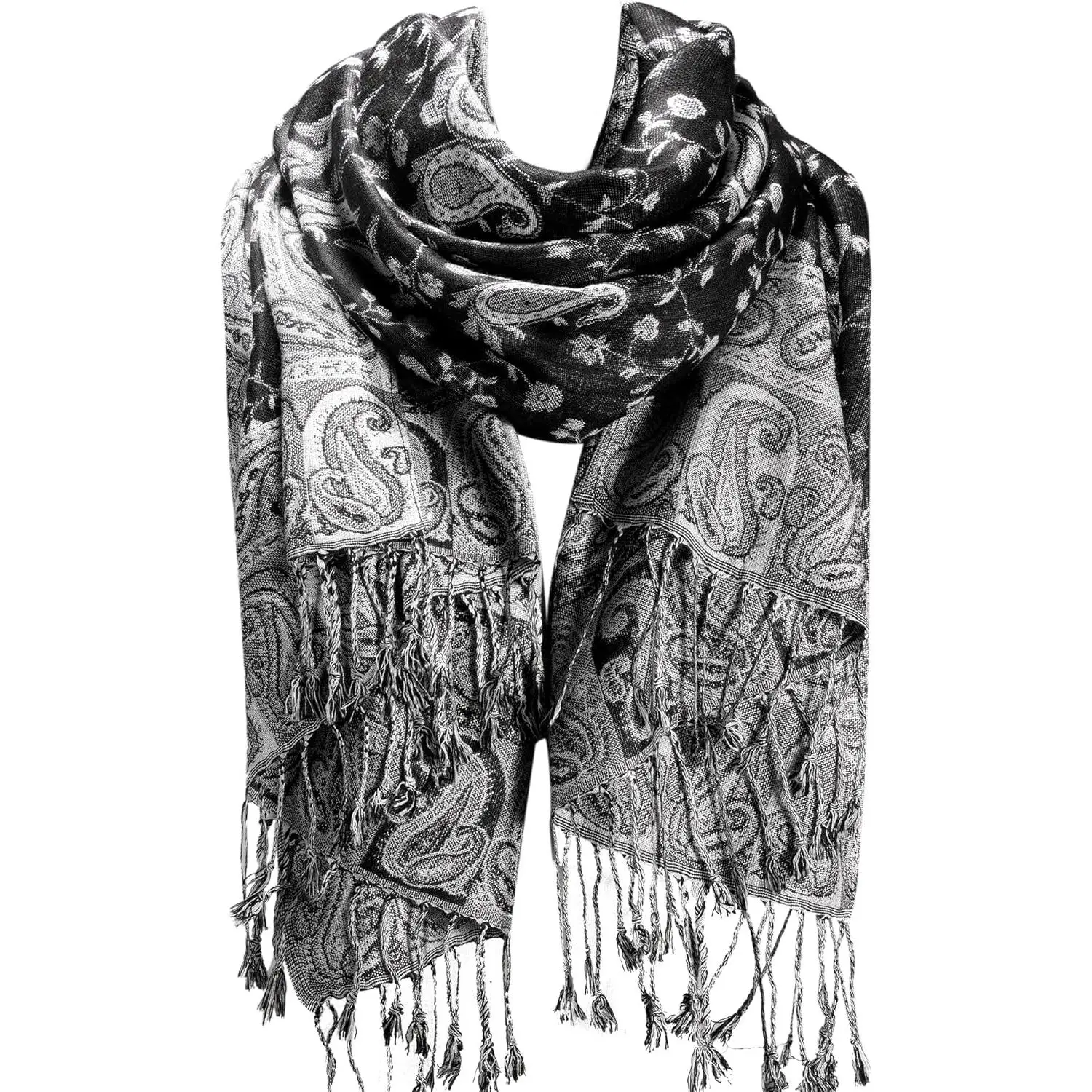 Reversible Paisley Shawl Wraps for Women Soft Indian Rave Scarf for Evening Dress Festival Scarves