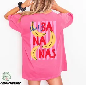 That’s Bananas Shirt, Summer Fruit Tshirt, Front and Back Design Tee, Retro Graphic Tee, Banana Shirt, Trendy Summer Shirt, Comfort Colors®