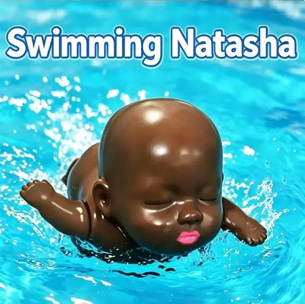 [Limited Time Deal + FS] NATASHA TOYS Creative Swimming Bath Toy, Kids Party Favor, Durable Plastic, Easy To Use For Boys Girls Stress Relief Squishy Toy Soft Elastic Palm Grip