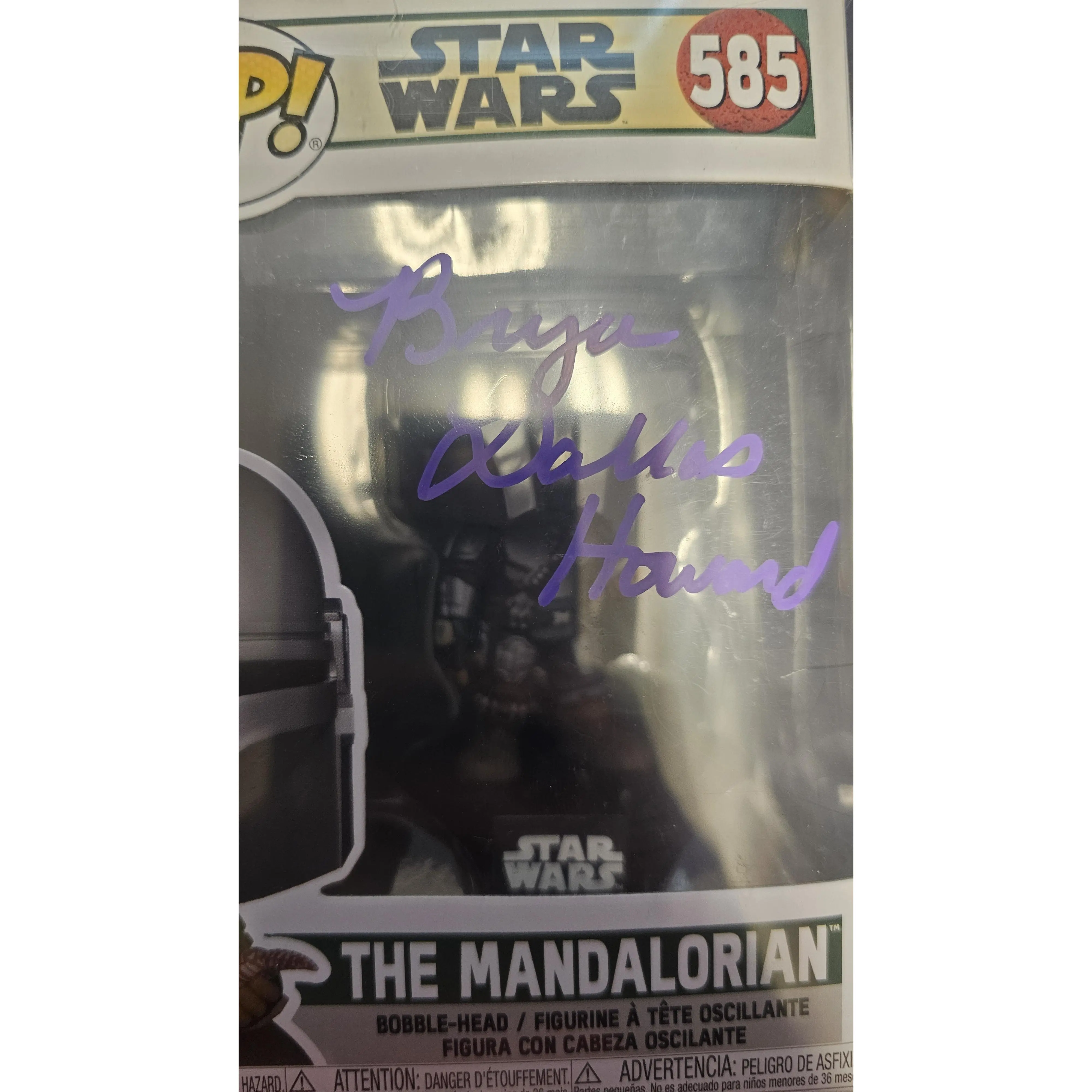 Funko Pop The Mandalorian signed Bryce Dallas Howard #585