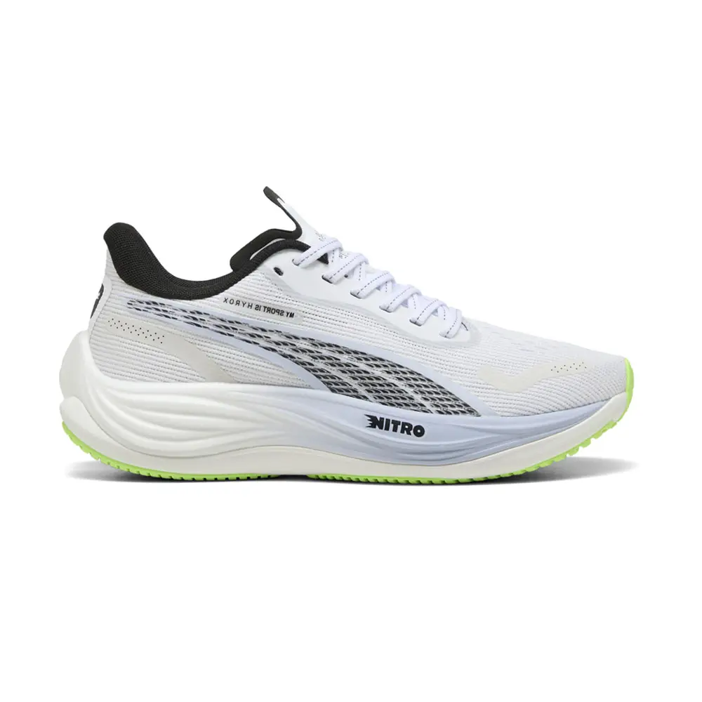 PUMA Womens X Hyrox Velocity Nitro 3 Running Sneakers Shoes - White