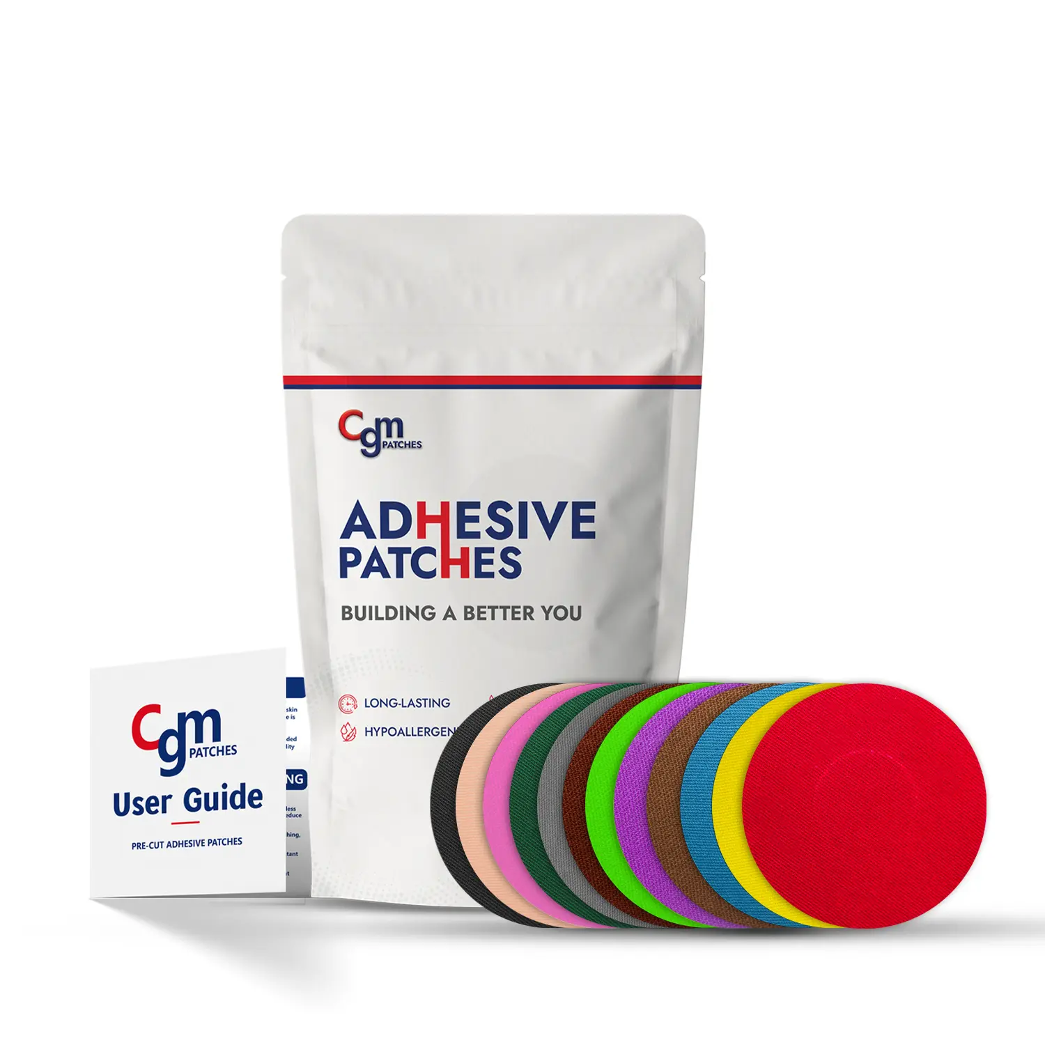 Best CGM Patches for Freestyle Libre 2 and Lingo without Cutout | Waterproof, Durable, and Comfortable Sensor Adhesive, Latex-Free, Skin-Friendly, Easy Application | Lasts 10-14 Days | Pack of 25