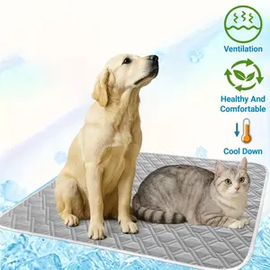 Pet Cooling Mat, Ultra Soft Absorbent Surface, Instant Coolness, All-Day Comfort, Suitable for Small Medium Pets, Multiple Sizes Available