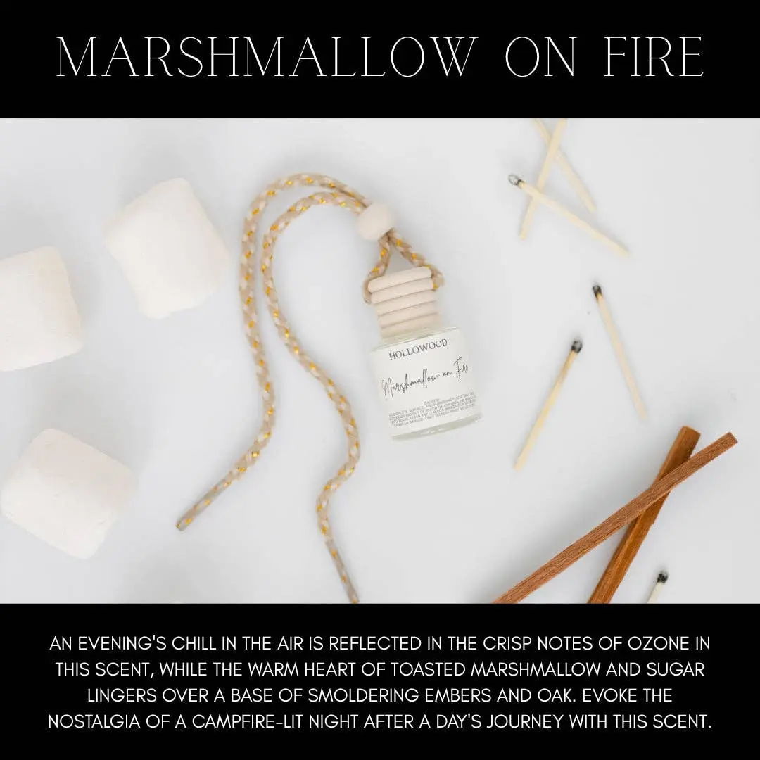 Marshmallow On Fire Car Diffuser