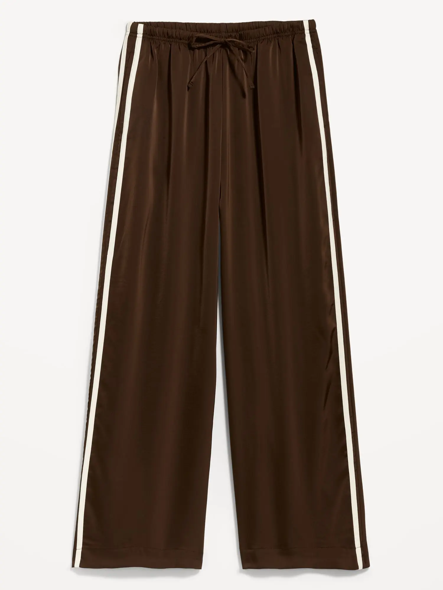 Old Navy Women's High-Waisted Satin Track Pants