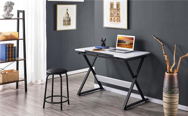 Yaheetech Drafting Table with Adjustable Tabletop Drawing Desk Art Craft Station with Pencil Ledge for Artist Painters Home Office Yaheetech Drafting Table with Adjustable Tabletop Drawing Desk Art Craft Station with Pencil Ledge for Artist Painters Home Office