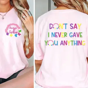 Always And Forever T-Shirt - One Tree Hill Graphic Tee both Side Casual Shortsleeve Cotton