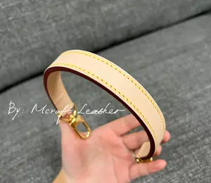 Mcraft 20mm Vachetta leather handle shoulder strap replacement compatible with metis hobo, Noe BB, Petit Noe, Noe NM etc.