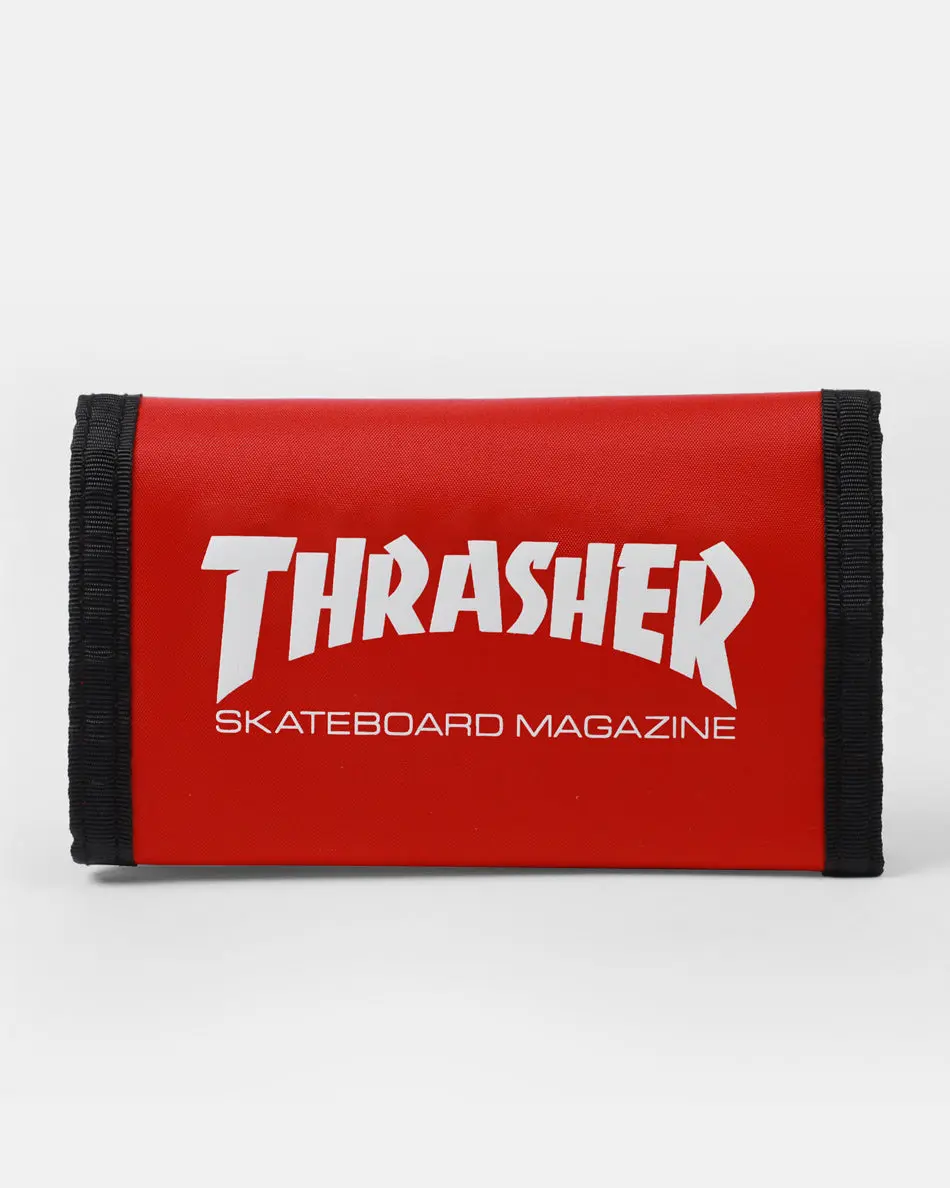 SKATE MAG - VELCRO WALLET - RED