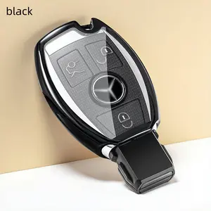 Suitable for Mercedes-Benz Car Key Cover, Compatible with A-Class, B-Class, C-Class, E-Class, S-Class, GLS-Class, GLK-Class, CLA-Class, GLC-Class, CLS AMG Models, Vehicle Accessory, Sleek Design, Durable Material, Key Protecr, Luxury Veh, Christmas, gifts