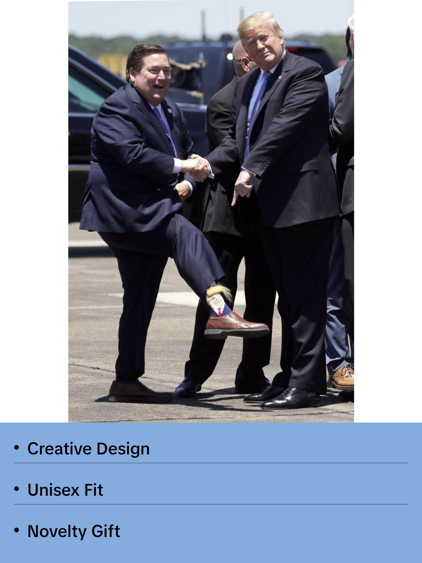 Trump Socks with Hair & Comb (Unisex)