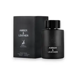 Maison Al Hambra | Amber & Leather | Eau De Parfum | 100 ml - 3.4 oz | Leather - White Floral & Warm Spicy Notes