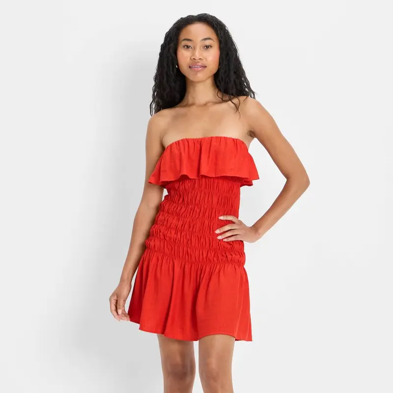 dropped waist ruffle mini dress White Ruffle Off Shoulder Drop-Waist Mini Dress – PinkBlush