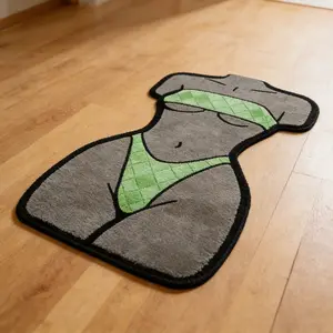 Cartoon Character Indoor Rug, Kawaii Rug, Soft Comfortable Plush Foot Mat, Home Decor for Living Room Bedroom Game Room, Casual Area Rug, Decorative Rug, Soft Floor Mat, Cartoon Pattern Rug