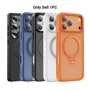 NEW - 360 Degrees Rotating Magnetic Stand Protective Phone Case Cover for iPhone and SamSung