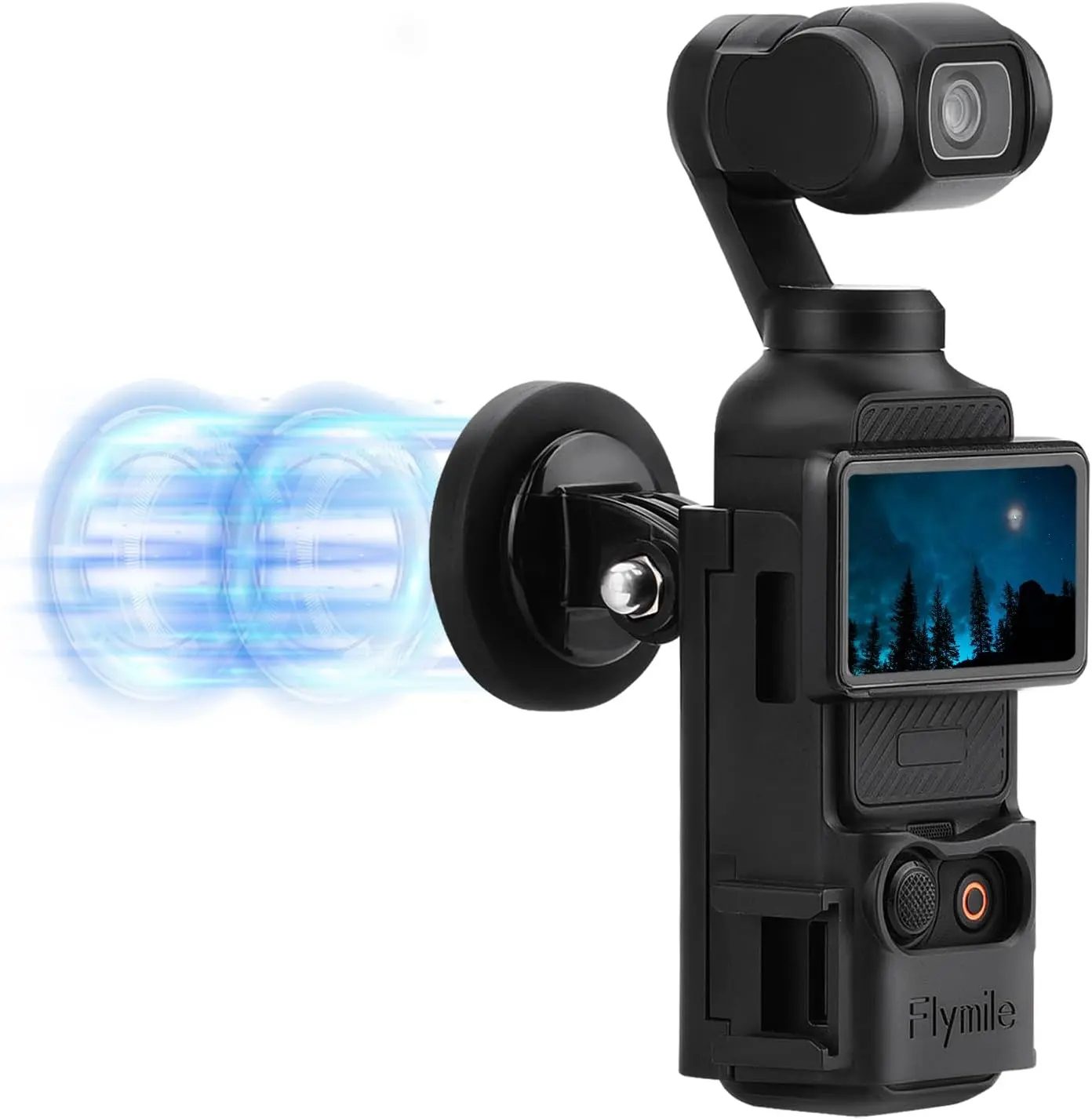 Pocket 3  Mount,  Bracket Expansion Adapter Holder with Cold Shoe on , Railings, Refrigerators for DJI  Pocket 3 Creator Combo Handle Accessories