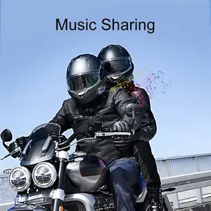 Q58-Max Cycling Helmet Bluetooth-compatible Earphones, Intercom Music Sharing, Dual Mic, Buy Individually or Pairs, Model Q58-Max