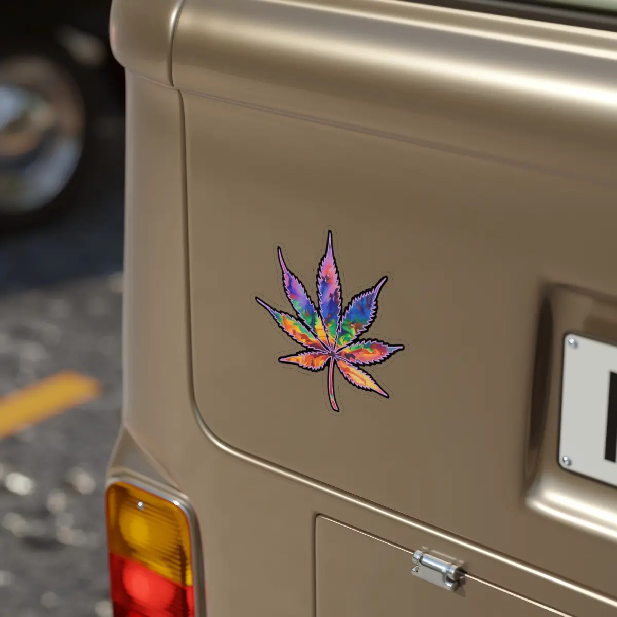 Stay Chill with our Waterproof Marijuana Leaf Stickers