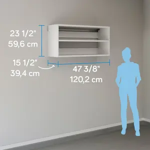 GarageCore Upper Cabinet Shelves, White Finish