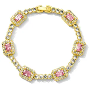 Pink diamond bracelet