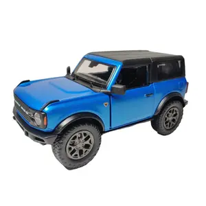 KINSMART 1:34 Scale 2022 Ford Bronco Hard Top Diecast Metal Car with Pull-back Action & Openable Doors 5 Inches Length