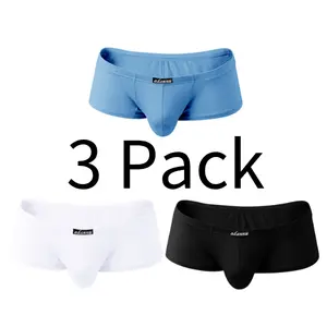 3 Pack Modal Bag Flat Corner Inner Seam Fabric Men's Fashion Natural Soft Simple Classic Daytime Body Modal Soft Than Cotton