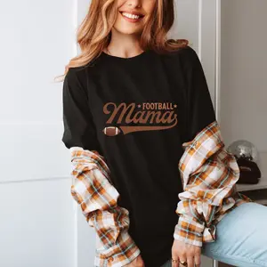 Football season shirt, football mom shirt, football girlfriend shirt, football mama shirt, mom football shirt, retro football shirt