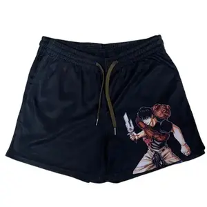 Toji Fushigoro Polyester Spandex Anime Shorts for Men - Fitted Above The Knee