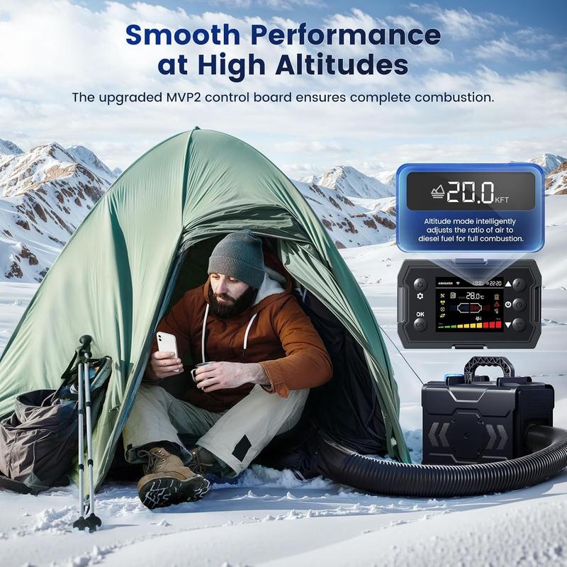 HCALORY 12V Portable Diesel Heater, 2024 upgrade Toolbox 2 Diesel Air Heater 8KW All-in-One Parking Heater, 6L Fuel Tank with APP Control Work at Altitude Max 20000 ft for Car Trucks RV and camper Adjustable Heating Temperature Outdoor Heating HCALORY 12V Portable Diesel Heater, 2024 upgrade Toolbox 2 Diesel Air Heater 8KW All-in-One Parking Heater, 6L Fuel Tank with APP Control Work at Altitude Max 20000 ft for Car Trucks RV and camper Adjustable Heating Temperature Outdoor Heating