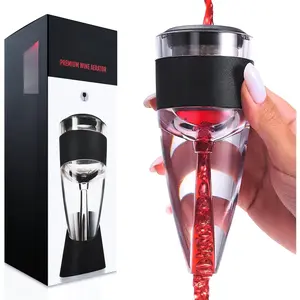 Aerator - Deluxe 2026 Aerator Decanter with   Three-Stage Aeration, Sediment Filter, No-Drip Stand - Quality and Convenience for Lovers and Sommeliers