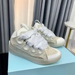 Unisex Retro Streetwear Chunky Sneakers, Colorful Strap Y2K Platform Shoes