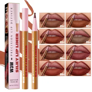 Natural Lip Liner Pencil, Waterproof Long-Lasting Liquid Lipstick, Non-Sticky Cup Design, Perfect for Everyday Use, Daily